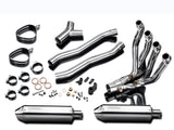 DELKEVIC Kawasaki GTR1400 / Concours 14 Full Dual Exhaust System 13" Tri-Oval – Accessories in the 2WheelsHero Motorcycle Aftermarket Accessories and Parts Online Shop