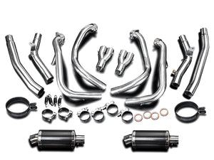 DELKEVIC Suzuki GSXR1300 Hayabusa (08/20) Full De-Cat 4-2 Exhaust System with DS70 9" Carbon Silencers – Accessories in the 2WheelsHero Motorcycle Aftermarket Accessories and Parts Online Shop