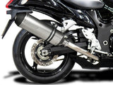 DELKEVIC Suzuki GSXR1300 Hayabusa (08/20) Full De-Cat 4-2 Exhaust System with 13.5" X-Oval Titanium Silencers – Accessories in the 2WheelsHero Motorcycle Aftermarket Accessories and Parts Online Shop