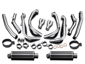 DELKEVIC Suzuki GSXR1300 Hayabusa (08/20) Full De-Cat 4-2 Exhaust System with Stubby 14" Carbon Silencers – Accessories in the 2WheelsHero Motorcycle Aftermarket Accessories and Parts Online Shop