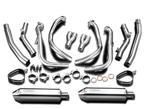 DELKEVIC Suzuki GSXR1300 Hayabusa (08/20) Full De-Cat 4-2 Exhaust System with 13" Tri-Oval Silencers – Accessories in the 2WheelsHero Motorcycle Aftermarket Accessories and Parts Online Shop