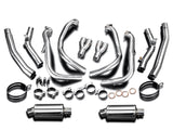 DELKEVIC Suzuki GSXR1300 Hayabusa (08/20) Full De-Cat 4-2 Exhaust System with SS70 9" Silencers – Accessories in the 2WheelsHero Motorcycle Aftermarket Accessories and Parts Online Shop