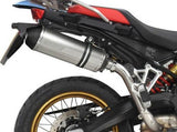 DELKEVIC BMW F750GS / F850GS Slip-on Exhaust 13.5" X-Oval Titanium – Accessories in the 2WheelsHero Motorcycle Aftermarket Accessories and Parts Online Shop