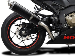 DELKEVIC Honda CBR1000RR (17/19) Slip-on Exhaust Stubby 18" Carbon – Accessories in the 2WheelsHero Motorcycle Aftermarket Accessories and Parts Online Shop