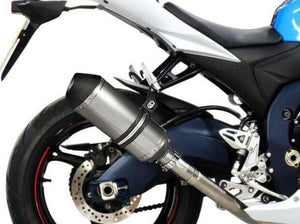 DELKEVIC Suzuki GSX-R1000 (12/16) Full Exhaust System with 10" Titanium X-Oval Silencer – Accessories in the 2WheelsHero Motorcycle Aftermarket Accessories and Parts Online Shop