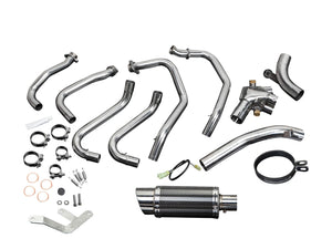 DELKEVIC Honda VFR800 Interceptor (98/01) Full Exhaust System with Mini 8" Carbon Silencer (high level) – Accessories in the 2WheelsHero Motorcycle Aftermarket Accessories and Parts Online Shop