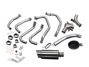 DELKEVIC Honda VFR800 Interceptor (98/01) Full Exhaust System with Mini 8" Silencer (high level) – Accessories in the 2WheelsHero Motorcycle Aftermarket Accessories and Parts Online Shop