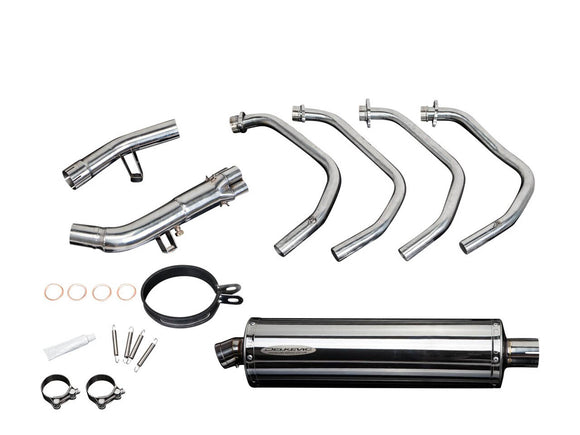 DELKEVIC Suzuki GSX650F Full Exhaust System Stubby 18