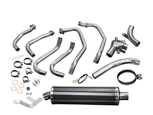 DELKEVIC Honda VFR800 Interceptor (98/01) Full Exhaust System with Stubby 18" Carbon Silencer (high level) – Accessories in the 2WheelsHero Motorcycle Aftermarket Accessories and Parts Online Shop