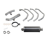 DELKEVIC Suzuki GSF1250 Bandit Full Exhaust System with Stubby 14" Carbon Silencer – Accessories in the 2WheelsHero Motorcycle Aftermarket Accessories and Parts Online Shop