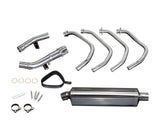 DELKEVIC Suzuki GSF1250 Bandit Full Exhaust System with Stubby 17" Tri-Oval Silencer – Accessories in the 2WheelsHero Motorcycle Aftermarket Accessories and Parts Online Shop