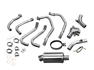 DELKEVIC Honda VFR800 Interceptor (98/01) Full Exhaust System with SS70 9" Silencer – Accessories in the 2WheelsHero Motorcycle Aftermarket Accessories and Parts Online Shop