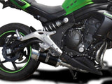 DELKEVIC Kawasaki Ninja 650 / ER-6 Full Exhaust System with Mini 8" Carbon Silencer – Accessories in the 2WheelsHero Motorcycle Aftermarket Accessories and Parts Online Shop