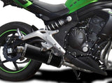 DELKEVIC Kawasaki Ninja 650 / ER-6 Full Exhaust System with Stubby 14" Carbon Silencer – Accessories in the 2WheelsHero Motorcycle Aftermarket Accessories and Parts Online Shop