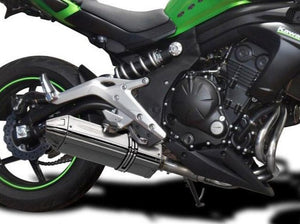 DELKEVIC Kawasaki Ninja 650 / ER-6 Full Exhaust System with 13" Tri-Oval Silencer – Accessories in the 2WheelsHero Motorcycle Aftermarket Accessories and Parts Online Shop