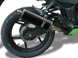 DELKEVIC Kawasaki Ninja 250R (11/13) Full Exhaust System with Stubby 14" Carbon Silencer – Accessories in the 2WheelsHero Motorcycle Aftermarket Accessories and Parts Online Shop