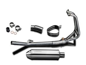 DELKEVIC Kawasaki Ninja 250R (11/13) Full Exhaust System with 13" Tri-Oval Silencer – Accessories in the 2WheelsHero Motorcycle Aftermarket Accessories and Parts Online Shop