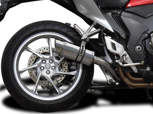 DELKEVIC Honda VFR1200F Interceptor Slip-on Exhaust Mini 8" – Accessories in the 2WheelsHero Motorcycle Aftermarket Accessories and Parts Online Shop