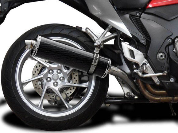 DELKEVIC Honda VFR1200F Interceptor Slip-on Exhaust Stubby 18