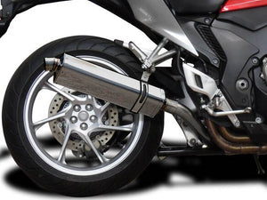 DELKEVIC Honda VFR1200F Interceptor Slip-on Exhaust Stubby 17" Tri-Oval – Accessories in the 2WheelsHero Motorcycle Aftermarket Accessories and Parts Online Shop