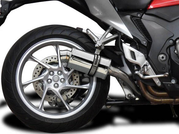 DELKEVIC Honda VFR1200F Interceptor Slip-on Exhaust SS70 9