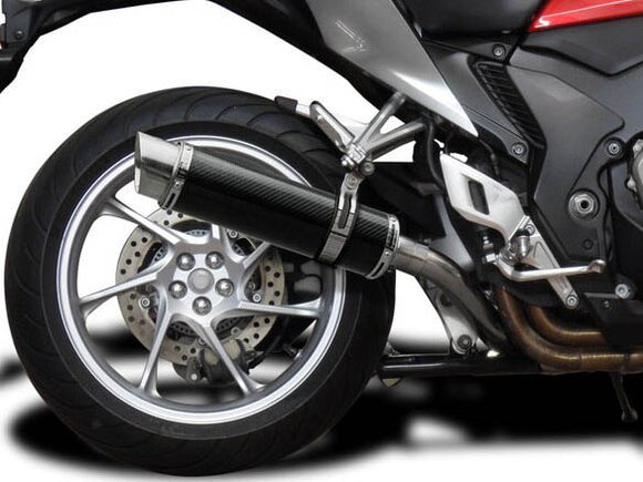 DELKEVIC Honda VFR1200F Interceptor Slip-on Exhaust DL10 14