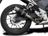 DELKEVIC Honda CBR500R Slip-on Exhaust Mini 8" Carbon – Accessories in the 2WheelsHero Motorcycle Aftermarket Accessories and Parts Online Shop