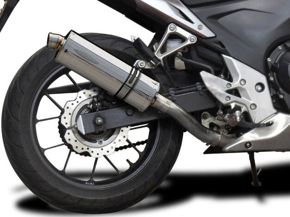 DELKEVIC Honda CBR500R Slip-on Exhaust Stubby 14