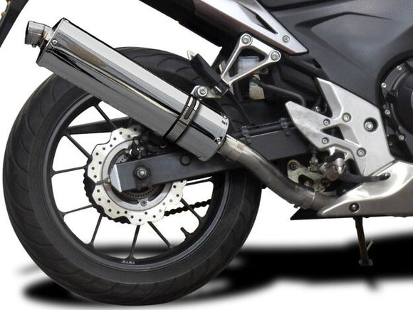 DELKEVIC Honda CBR500R Slip-on Exhaust Stubby 18