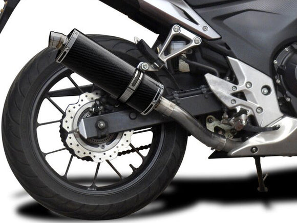 DELKEVIC Honda CBR500R Slip-on Exhaust Stubby 14