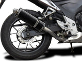 DELKEVIC Honda CBR500R Slip-on Exhaust Stubby 14" Carbon – Accessories in the 2WheelsHero Motorcycle Aftermarket Accessories and Parts Online Shop