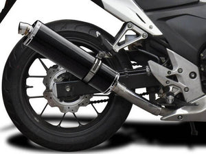 DELKEVIC Honda CB500F (13/18) Slip-on Exhaust Stubby 18" Carbon – Accessories in the 2WheelsHero Motorcycle Aftermarket Accessories and Parts Online Shop