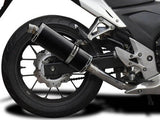 DELKEVIC Honda CB500F (13/18) Slip-on Exhaust Stubby 14" Carbon – Accessories in the 2WheelsHero Motorcycle Aftermarket Accessories and Parts Online Shop