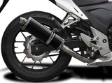 DELKEVIC Honda CB500 / CBR500R Full Exhaust System with Stubby 14" Carbon Silencer – Accessories in the 2WheelsHero Motorcycle Aftermarket Accessories and Parts Online Shop