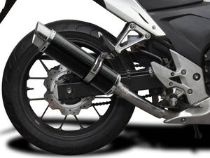 DELKEVIC Honda CB500F (13/18) Slip-on Exhaust DL10 14" Carbon – Accessories in the 2WheelsHero Motorcycle Aftermarket Accessories and Parts Online Shop