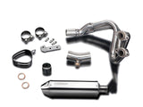 DELKEVIC Kawasaki ER-6N (09/11) Full Exhaust System with 13" Tri-Oval Silencer – Accessories in the 2WheelsHero Motorcycle Aftermarket Accessories and Parts Online Shop