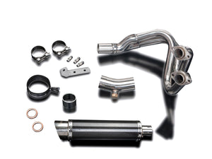 DELKEVIC Kawasaki ER-6N (09/11) Full Exhaust System with DL10 14" Carbon Silencer – Accessories in the 2WheelsHero Motorcycle Aftermarket Accessories and Parts Online Shop