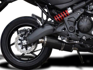 DELKEVIC Kawasaki KLE650 Versys (15/21) Full Exhaust System Stubby 14" Carbon – Accessories in the 2WheelsHero Motorcycle Aftermarket Accessories and Parts Online Shop