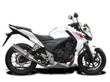 DELKEVIC Honda CB500 / CBR500R Full Exhaust System with SL10 14" Silencer – Accessories in the 2WheelsHero Motorcycle Aftermarket Accessories and Parts Online Shop