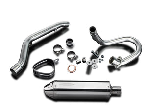 DELKEVIC Suzuki DR-Z400S / DR-Z400SM Full Exhaust System with 13" Tri-Oval Silencer – Accessories in the 2WheelsHero Motorcycle Aftermarket Accessories and Parts Online Shop