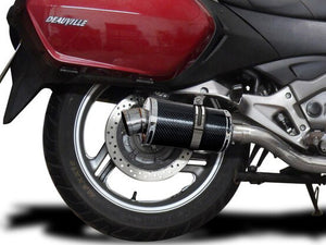 DELKEVIC Honda NT700V Deauville (06/14) Slip-on Exhaust DS70 9" Carbon – Accessories in the 2WheelsHero Motorcycle Aftermarket Accessories and Parts Online Shop