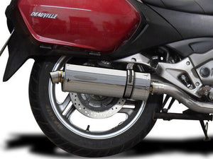 DELKEVIC Honda NT700V Deauville (06/14) Slip-on Exhaust Stubby 14" – Accessories in the 2WheelsHero Motorcycle Aftermarket Accessories and Parts Online Shop