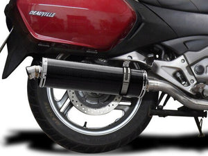 DELKEVIC Honda NT700V Deauville (06/14) Slip-on Exhaust Stubby 18" Carbon – Accessories in the 2WheelsHero Motorcycle Aftermarket Accessories and Parts Online Shop