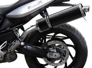 DELKEVIC BMW F800R (09/16) Slip-on Exhaust Stubby 18" Carbon – Accessories in the 2WheelsHero Motorcycle Aftermarket Accessories and Parts Online Shop