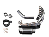 DELKEVIC Honda CB900F / CBR900RR Full Exhaust System 4-1 with Mini 8" Carbon Silencer – Accessories in the 2WheelsHero Motorcycle Aftermarket Accessories and Parts Online Shop