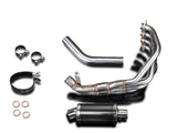 DELKEVIC Honda CB900F / CBR900RR Full Exhaust System 4-1 with DS70 9" Carbon Silencer – Accessories in the 2WheelsHero Motorcycle Aftermarket Accessories and Parts Online Shop