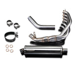 DELKEVIC Honda CB900F / CBR900RR Full Exhaust System 4-1 with Stubby 18" Silencer – Accessories in the 2WheelsHero Motorcycle Aftermarket Accessories and Parts Online Shop