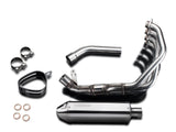 DELKEVIC Honda CB900F / CBR900RR Full Exhaust System 4-1 with 13" Tri-Oval Silencer – Accessories in the 2WheelsHero Motorcycle Aftermarket Accessories and Parts Online Shop