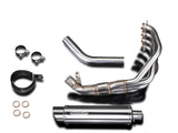 DELKEVIC Honda CB900F / CBR900RR Full Exhaust System 4-1 with SL10 14" Silencer – Accessories in the 2WheelsHero Motorcycle Aftermarket Accessories and Parts Online Shop