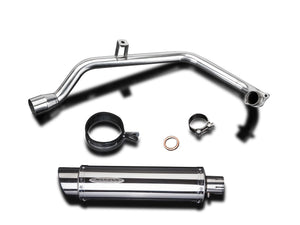 DELKEVIC Honda CB125F (15/18) Full Exhaust System with SL10 14" Silencer – Accessories in the 2WheelsHero Motorcycle Aftermarket Accessories and Parts Online Shop